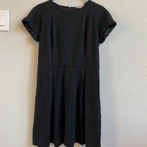 Black Formal Skater Dress WITH POCKETS